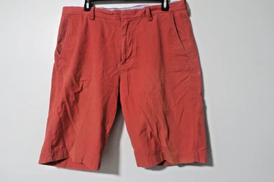 Pantalones Cortos J Crew Para Hombre 34 Rojo Chino Frente Plano Algodón Informal 11" Algodón Foto 1 de 3