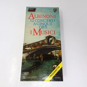 Albinoni/I Musici 12 Concerti A Cinque Op.5 Cassette Box Set Pina Carmirelli 80s - Picture 1 of 10