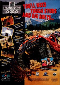 ASC Games Hardcore 4x4 Print Ad PlayStation Sega Saturn 1996