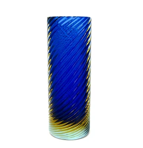 Mid Century Murano Sommerso Art Glass Vase Flavio Poli Seguso Vetro D'Arte - Picture 1 of 9