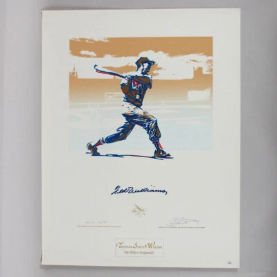 Ted Williams Signed Print Red Sox HC-G 13/38 (Carlo Beninati) – COA JSA - Image 1 of 4