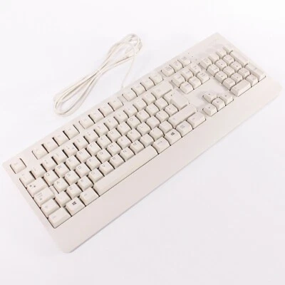 Lenovo Preferred Pro II USB Keyboard, UK Layout, Pearl White Classic Retro Style - Image 1 of 4