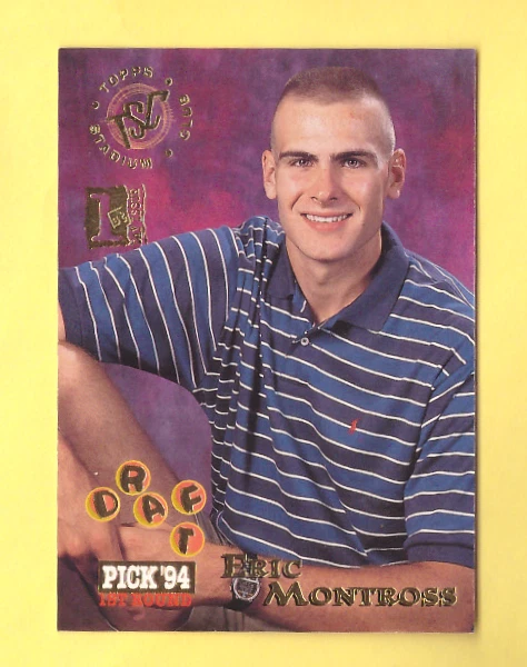 1993/94 Topps Stadium Club Eric Montross 1er día edición novato SP Celtics/UNC Foto 1 de 1