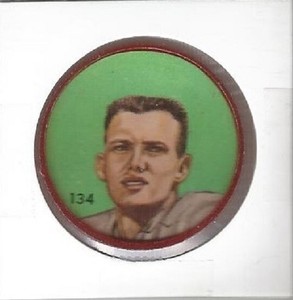 1963 CFL JERRY KEELING SHORT PRINT COIN FROM THE NALLEYS, HUMPTY DUMPY SERIES