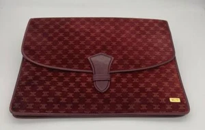 CELINE Pouch Suede 1 - Picture 1 of 10
