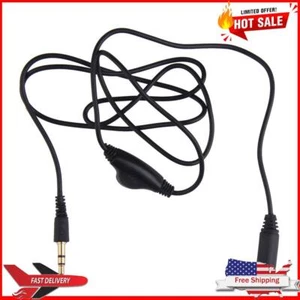 3.5mm Male To Female Earphone in Line with Volume Control - Photo 1 sur 12