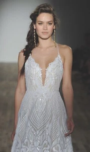 NWT Hayley Paige Delta 1751 Wedding Dress (size 10)- Brand New & Unaltered - Picture 1 of 15