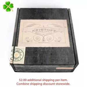 Kristoff Original Criollo Torpedo leere Holz Zigarrenkiste 8" x 7,25" x 3" - Bild 1 von 12