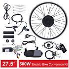 27.5" Front Drive Motor Wheel Electric Bicycle Hub Conversion Kit 36V 500W LCD
