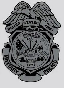 Calcomanía de insignia de policía militar - Imagen 1 de 1