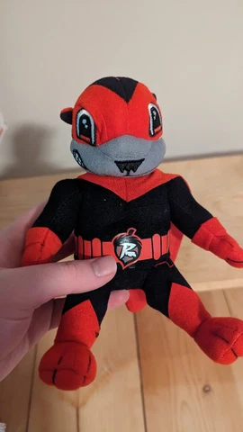 Richmond Flying Squirrels Nutzy Mascot Superhero Cape Mask Plush Doll Stuffed Cover
