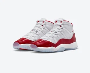 Nike Air Jordan 11 Retro GS White Varsity Red Black 378038-116 Youth Sz 3.5Y-7Y - Picture 1 of 3
