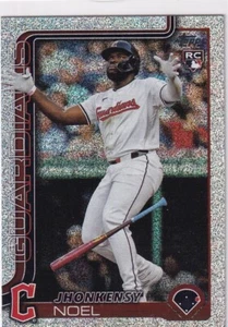 2025 Topps MLB Baseball Series 1 24 No. 24 Jhonkensy Noel Rookie Shattered Flash - Picture 1 of 2