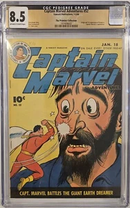 CAPTAIN MARVEL Adventures #52 CGC 8.5 Pedigree Promise Collection 1st Sivana Jr. - Picture 1 of 1
