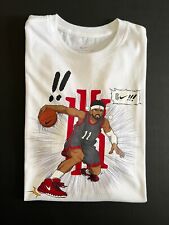 Nike Kyrie Irving Japanese Anime Manga T-Shirt DD0779 100 Men’s Size 4XL Large