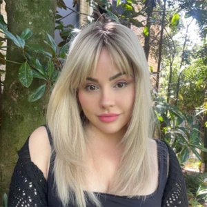 Pelucas de cabello humano rubio miel ombre con flequillo cabello Remy 13x4 pelucas delanteras de encaje - Imagen 1 de 10