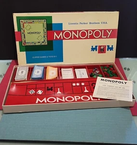 Antiguo juego de mesa MONOPOLY año 1961 versión holandesa holandés COMPLETO - Bild 1 von 9