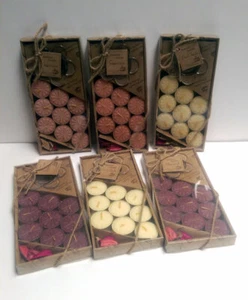 12x Set HS 10 PC Scented Aromatherapy Tealight Candles w glass holder Gift Set - Picture 1 of 5
