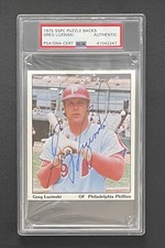 1975 SSPC Puzzle Greg Luzinski Signed PSA/DNA Authentic Auto Philadelphia