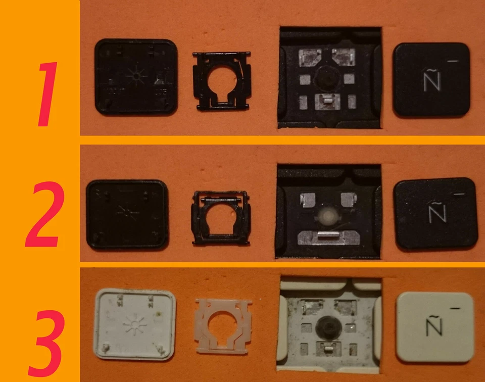 TECLA TECLAS DE TECLADO ACER ASPIRE ONE E100 D255E 532H GATEWAY LT21 - Imagen 1 de 1