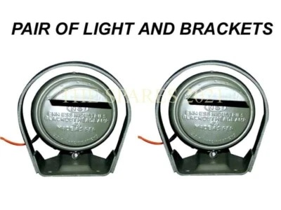 PAR DE FAROS DE ACCIONAMIENTO FORD JEEP WILLYS + UNIDAD DE SOPORTE 41-45 GPW 4,5" (# Foto 1 de 4