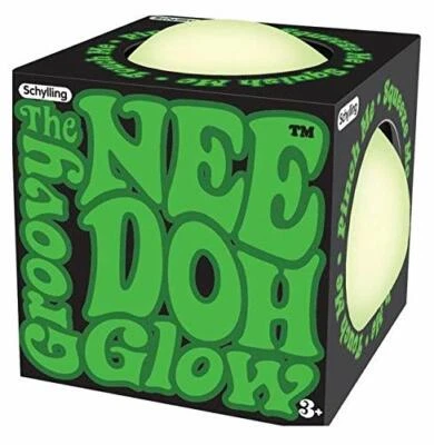 Schylling The Groovy Glowing Glob! Glow in The Dark Nee Doh - Image 1 of 2