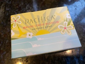 🍋 NIB Pacifica MALIBU LEMON BLOSSOM Natural Bar Soap, 6 oz (Discontinued!) 🍋 - Picture 1 of 2