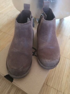 🌸 Neuwertig UGG Stiefel Stiefeletten Gr 28,5 NP 99€ Braun Leder - Bild 1 von 7