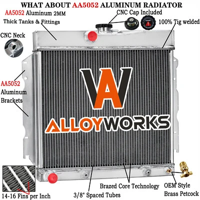 4 Row Aluminum Radiator fits 1963-1969 ,1964 1965 1966  Dodge /Plymouth - Image 1 of 4