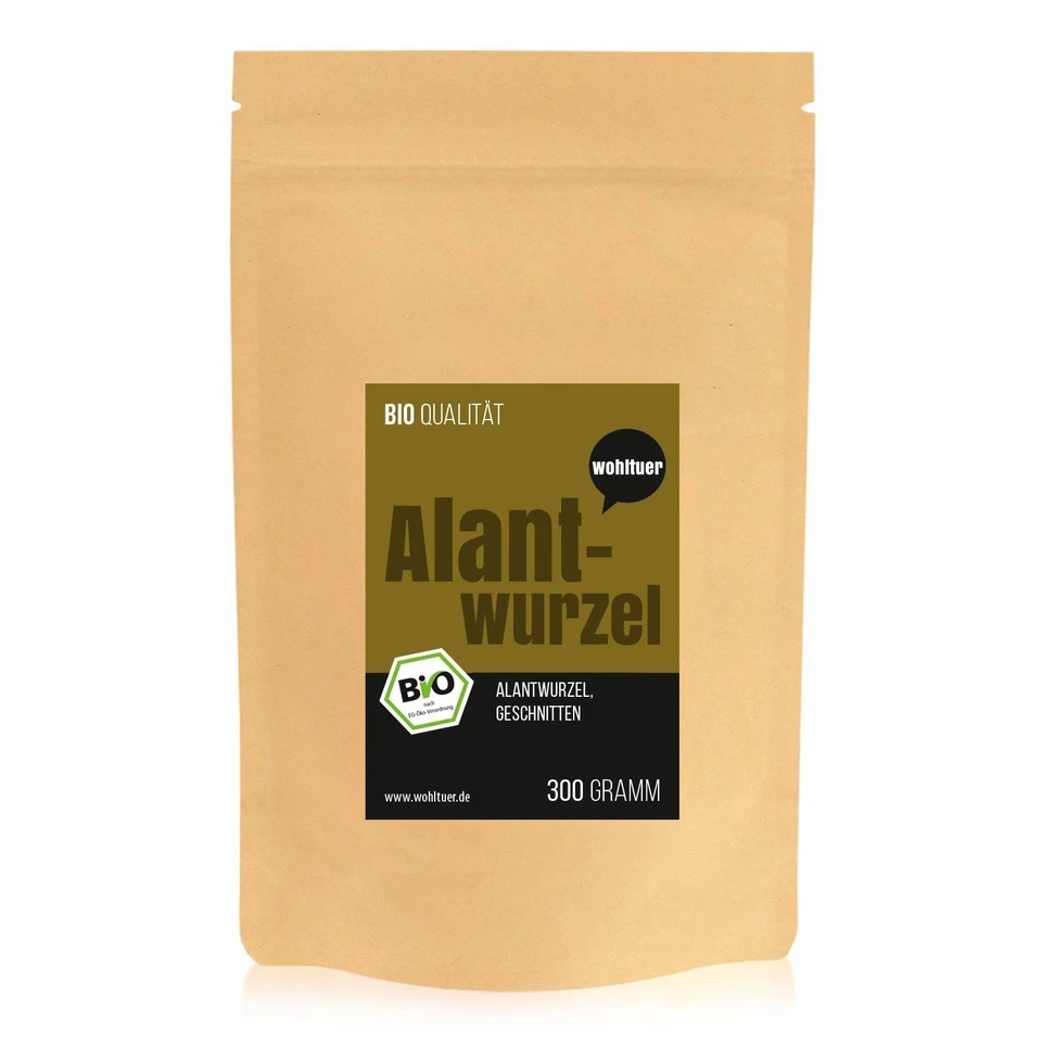 Wohltuer Bio Alantwurzel getrocknet geschnitten Kräutertee 300g