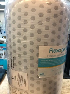 Twin 3" Memory Foam Cover Hypoallergenic Cooling Gel Mattress Topper Flexapedic - Picture 1 of 2