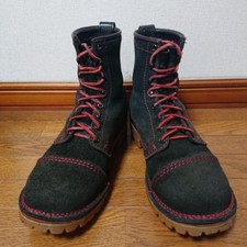 Wesco Jobmaster 9E Black Suede Leather Boots