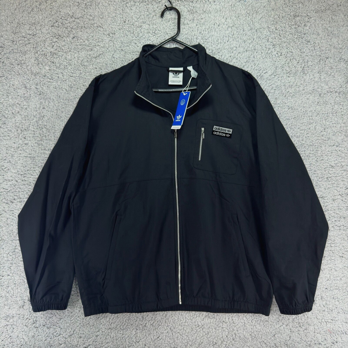 adidas Cotton Lining Track Jacket Men's Activewear for Sale adidas Cotton Lining Track Jacket Men's Activewear for Sale