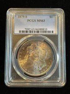 1879-S Morgan Silver Dollar PCGS MS-63 - Picture 1 of 2
