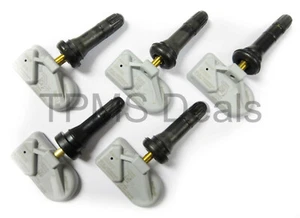 2011 2012 Jeep Wrangler Unlimited JK Rubicon New 315mhz TPMS 5 Sensor Set - Picture 1 of 1
