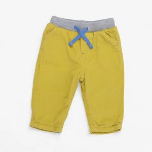 Boden, Yellow Cord Trousers With Blue Drawstring, 0-3 Months 123980m/2 - Picture 1 of 5