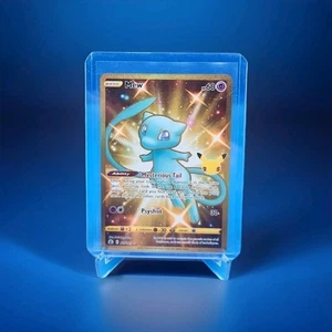 NM 2021 Pokemon SWSH Celebrations 25th Anniversary Mew Gold Karte #025/025 - Bild 1 von 2