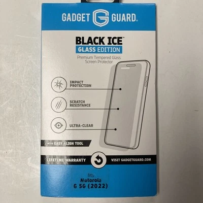 Gadget Guard Black Ice Glass Protector w/Easy Align Tool for Motorola Moto G 5G - Image 1 of 3