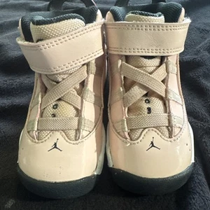 Nike Jordan 6 Rings GS Atmosphere Pink Patent Leather 323420-602 - Size 6C - Picture 1 of 7