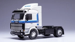 MODELLINO CAMION STATICO DIECAST IXO MODEL SCANIA 143 M 1987 BIANCO SCALA 1/43 - Foto 1 di 5