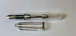 Ellington Kugelschreiber Füllfederhalter Klarheit Transparent Klar Medium Feder NEU - Bild 1 von 5