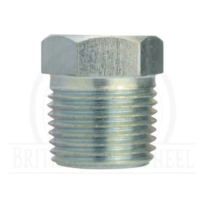 3/8" NPTF Male Hex Plug Solid Hydraulic Fitting, 5406-P-06, 1 pc - Picture 1 of 5