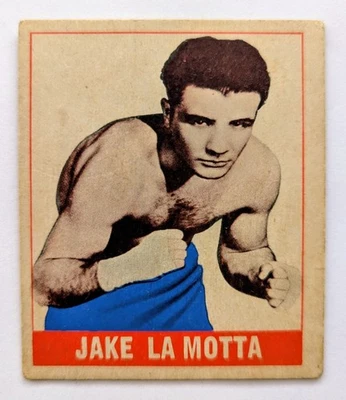 JAKE LA MOTTA 1948 Leaf Gum Co Boxing #102 NM Raging Bull Sugar Ray Robinson HOF - Image 1 of 2