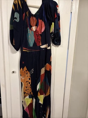 Mono Farm Rio Anthropologie Frances (funciona grande) talla mediana nuevo con etiquetas tropical floral Foto 1 de 3