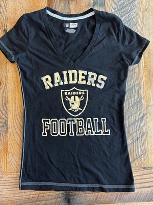 Camiseta para mujer Las Vegas Raiders talla mediana Foto 1 de 3