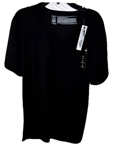 Alfani Hombre Malla Aire Mecha Humedad Cuello en V Respiración Cuello en V Negro XL - Imagen 1 de 5