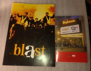 Blast Musical Program & 2003 Orpheum Theatre Playbill Omaha Broadway Show Book - Picture 1 of 10