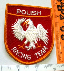 Polish Racing Team Patch Vintage - Picture 1 of 1