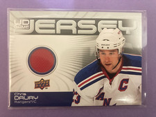 2010-11 Upper Deck UD Game Jersey Series 1 Chris Drury #GJ-CD Red