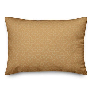 Creative Products Yellow Medallion Pattern 20 x 14 Indoor / Outdoor Pillow - Picture 1 of 3
